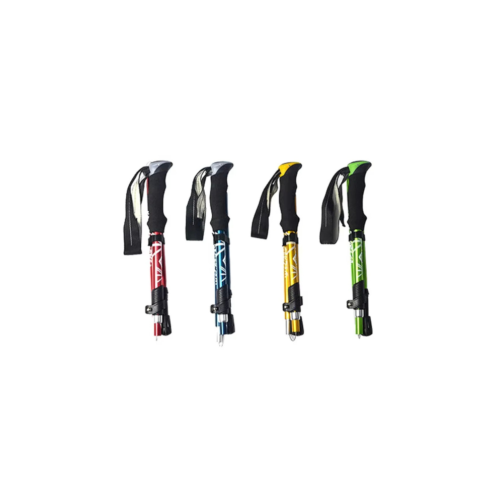 Vandringsstav – hopfällbar och justerbar med kolstålsspets