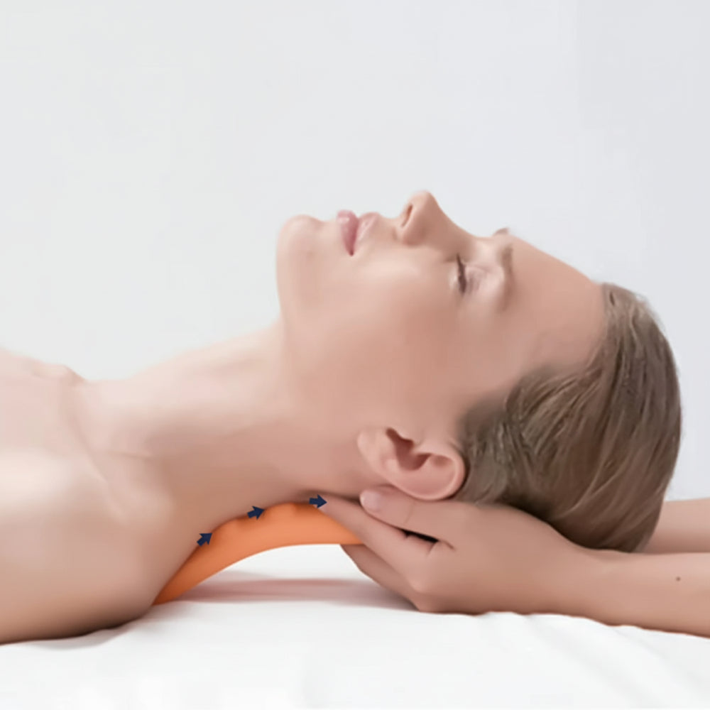 Ergonomiskt nackstöd med tryckpunktsdesign