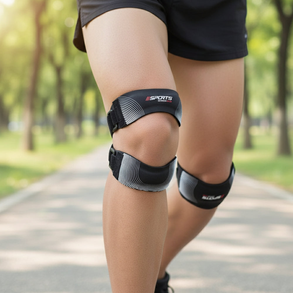 FREJA – justerbart knästöd med dubbla remmar